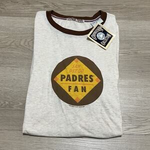 San Diego Padres Baseball Club Majestic Cooperstown T-Shirt M